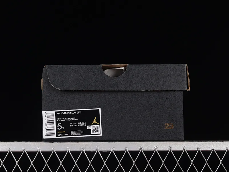All categories Air Jordan Jordan series basketball shoes Air Jordan 1 Low G version pure original Air Jordan 1 Low "Lce Blue" AJ1 Joe 1 white blue low-top basketball shoes 554723-401